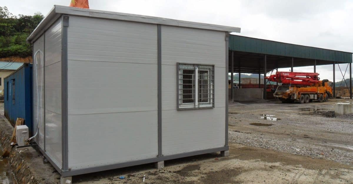 Nhà container 20m2 tiện lợi 
