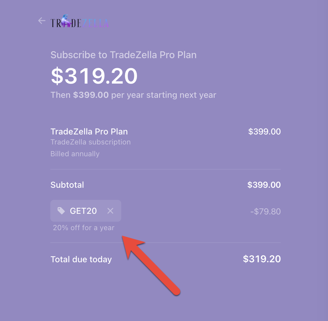 tradezella-promo-code-applied.png
