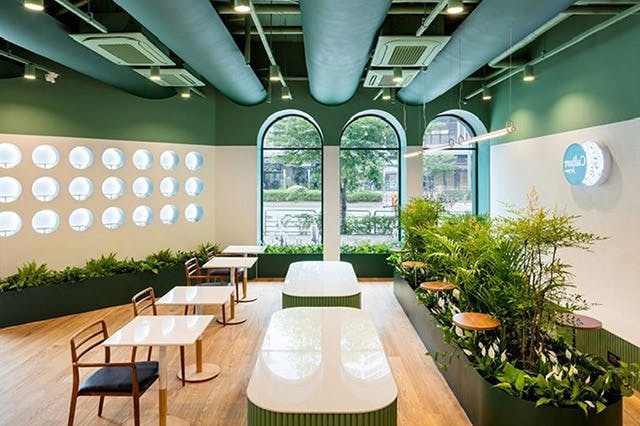 thiet ke quan tra sua nha ong