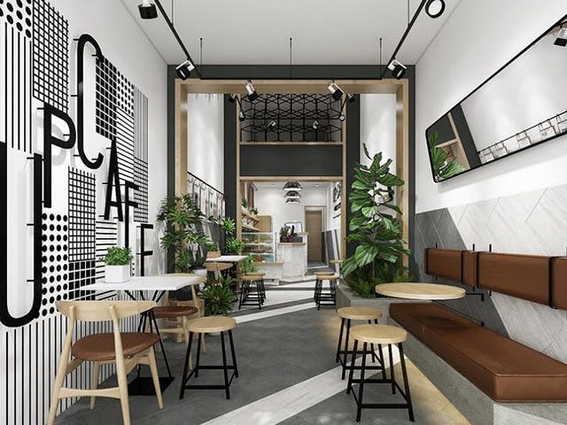 thiet ke quan tra sua nha ong