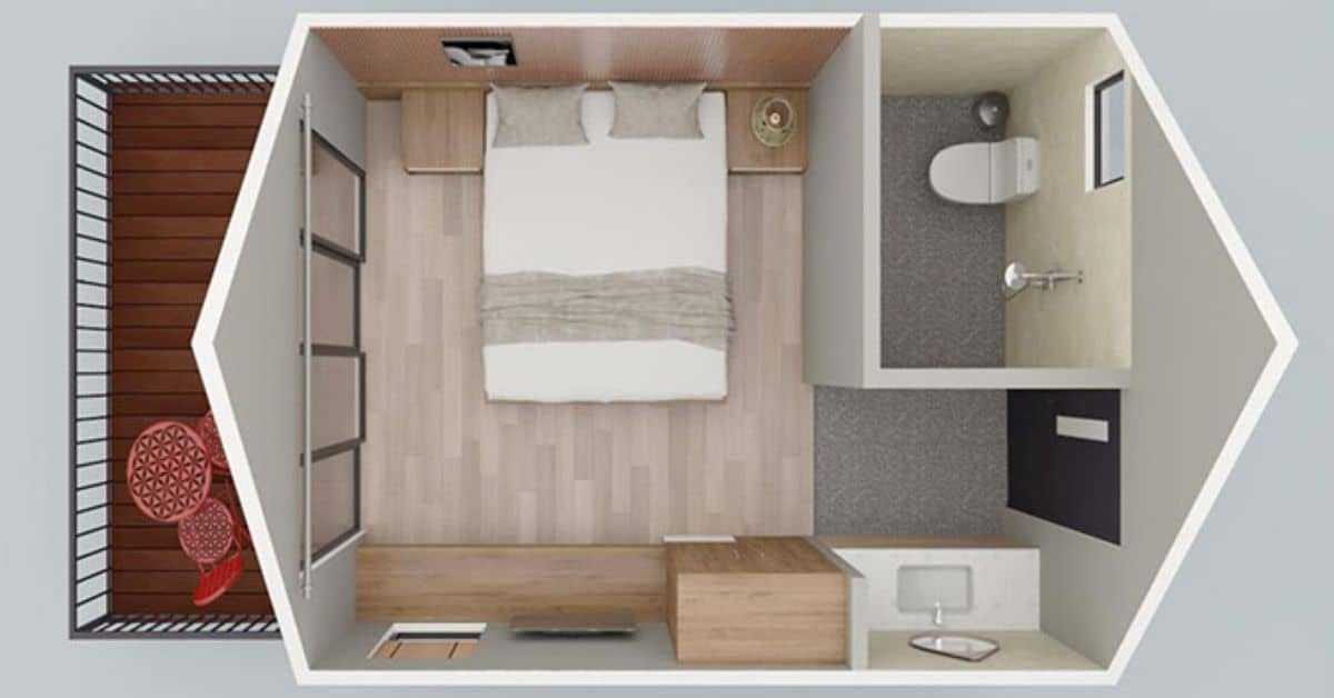 Phối cảnh nội thất ngôi nhà