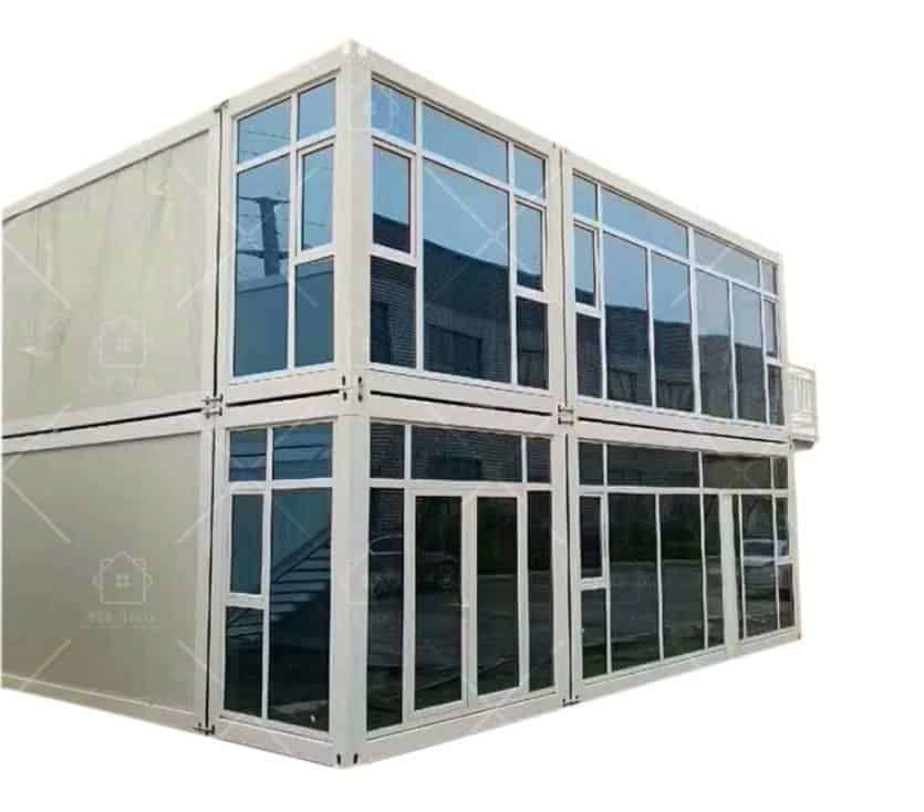 Mẫu nhà lắp ghép 2 tầng sang trọng