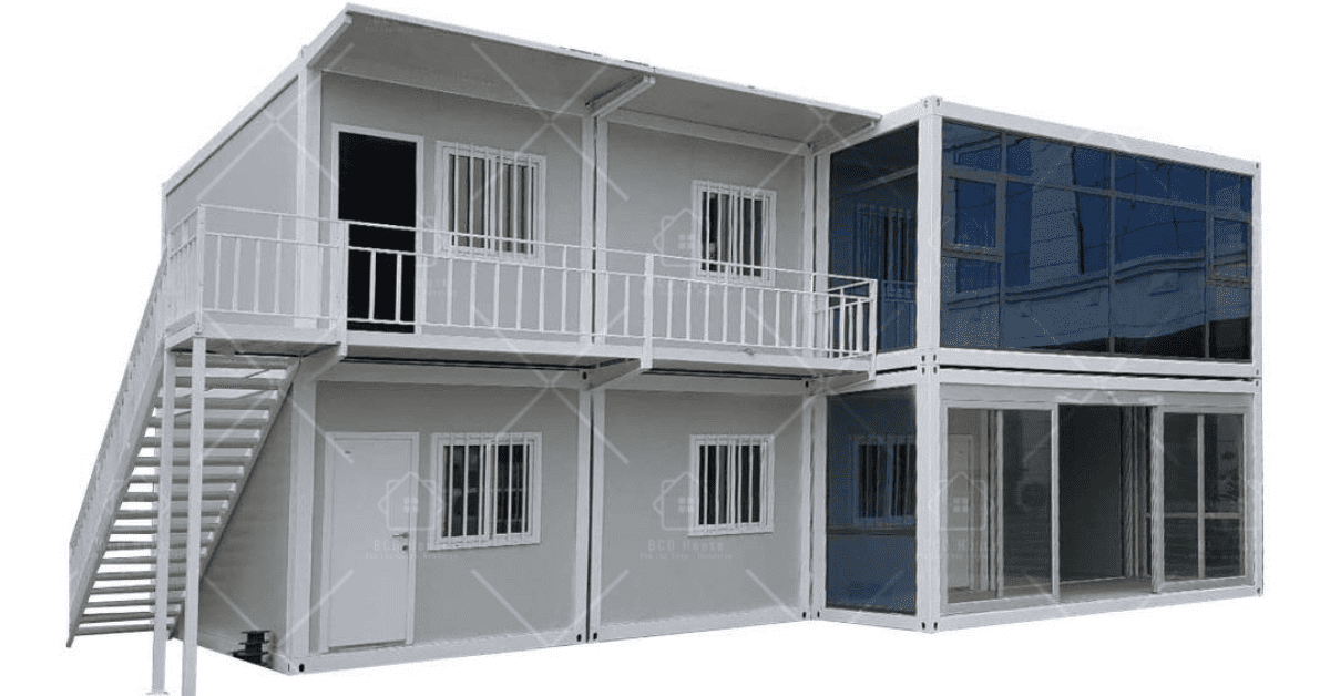 Ngôi nhà lắp ghép với diện tích sử dụng rộng rãi