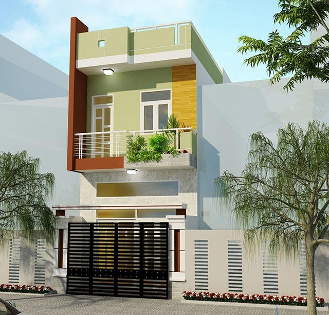 thiet ke nha 2 tang