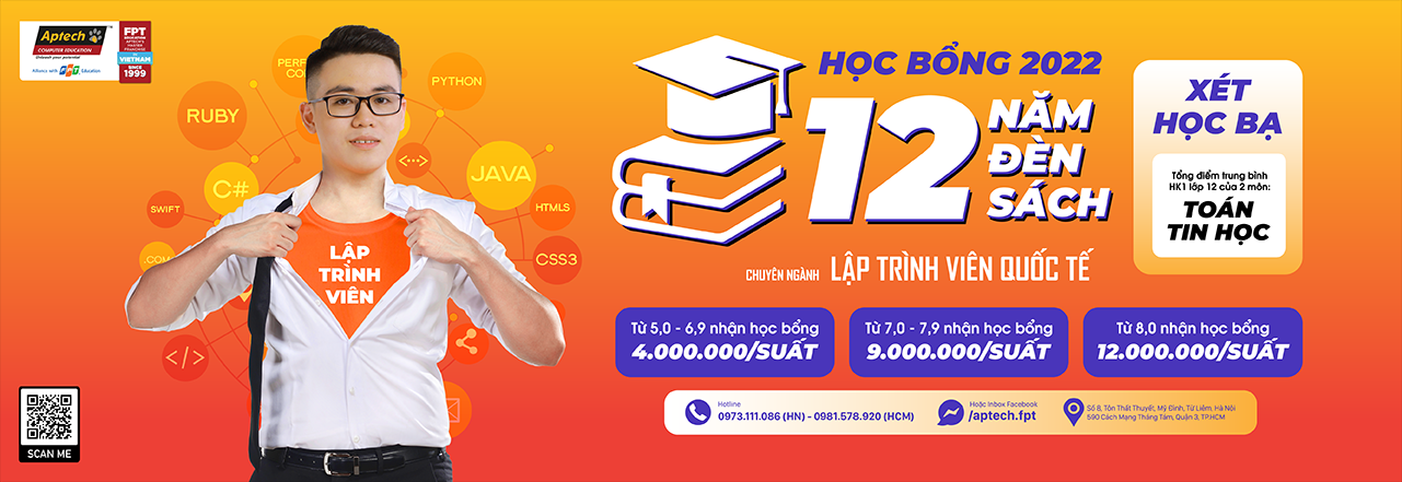 Tham gia khóa học lập trình backend cho người mới tại Aptech