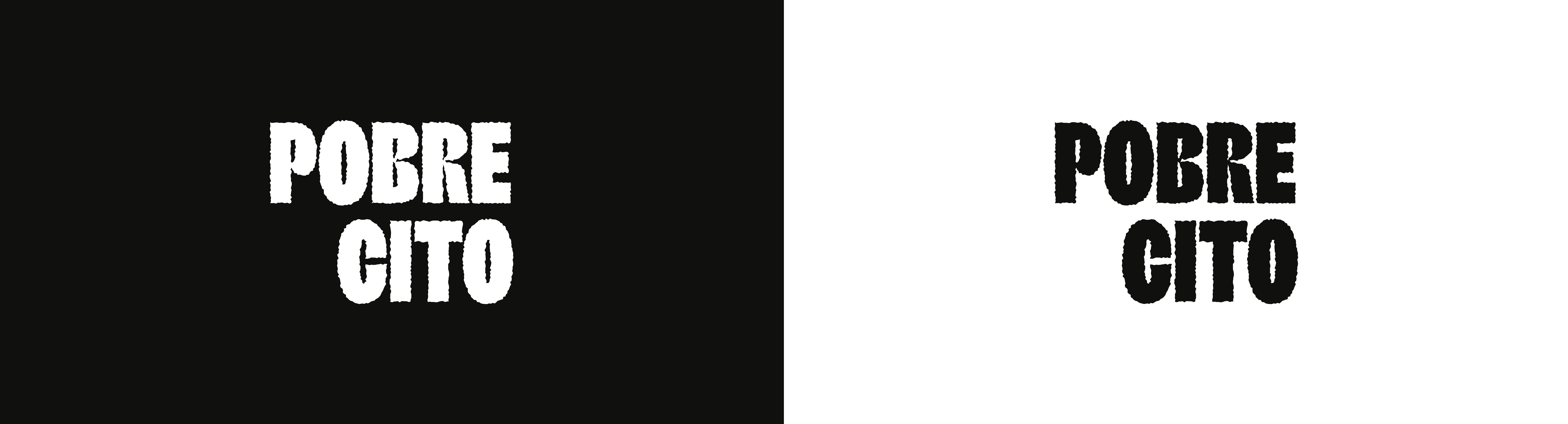 Pobrecito_Stacked BW.png