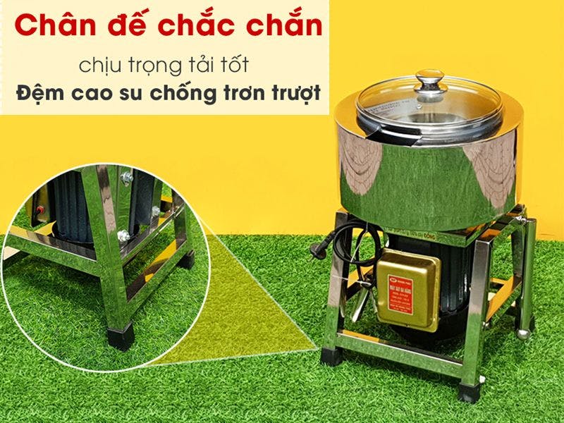 Máy xay giò chả KG2 thiết kế chắc chắn, bền bỉ.jpg