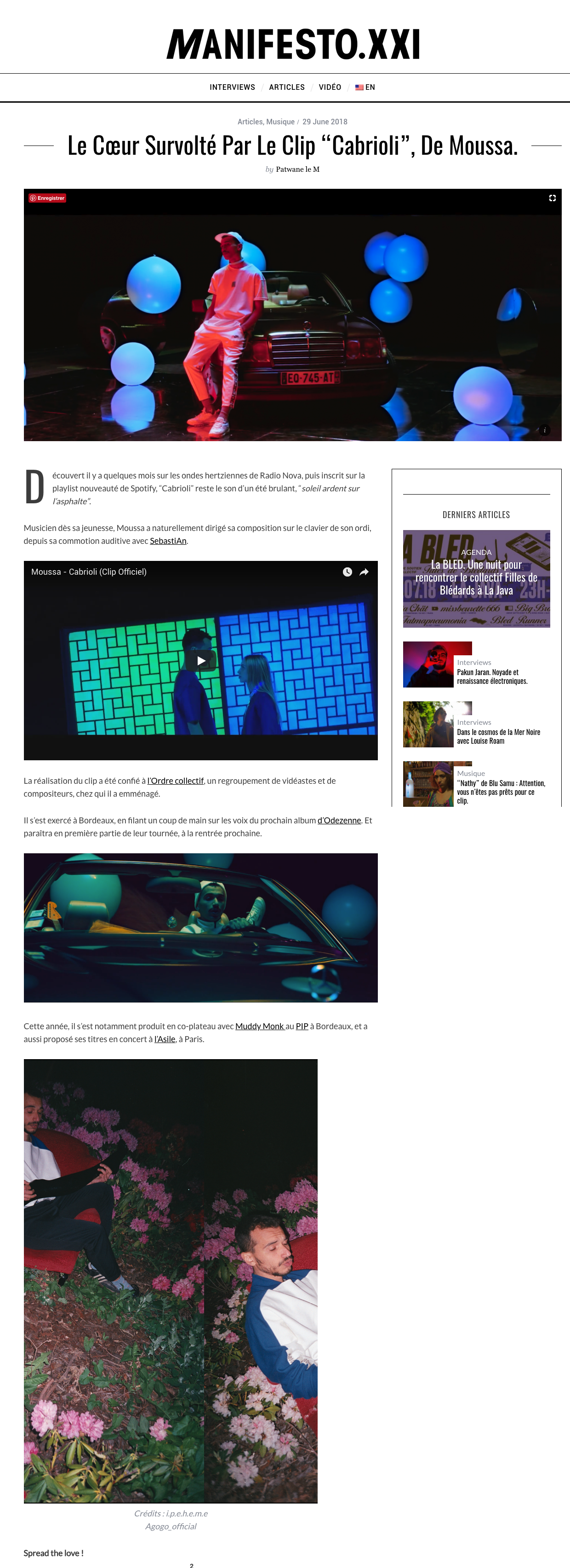 2018.06.29 - Manifesto - Le cœur survolté par le clip _Cabrioli_, de Moussa. - Manifesto XXI.png