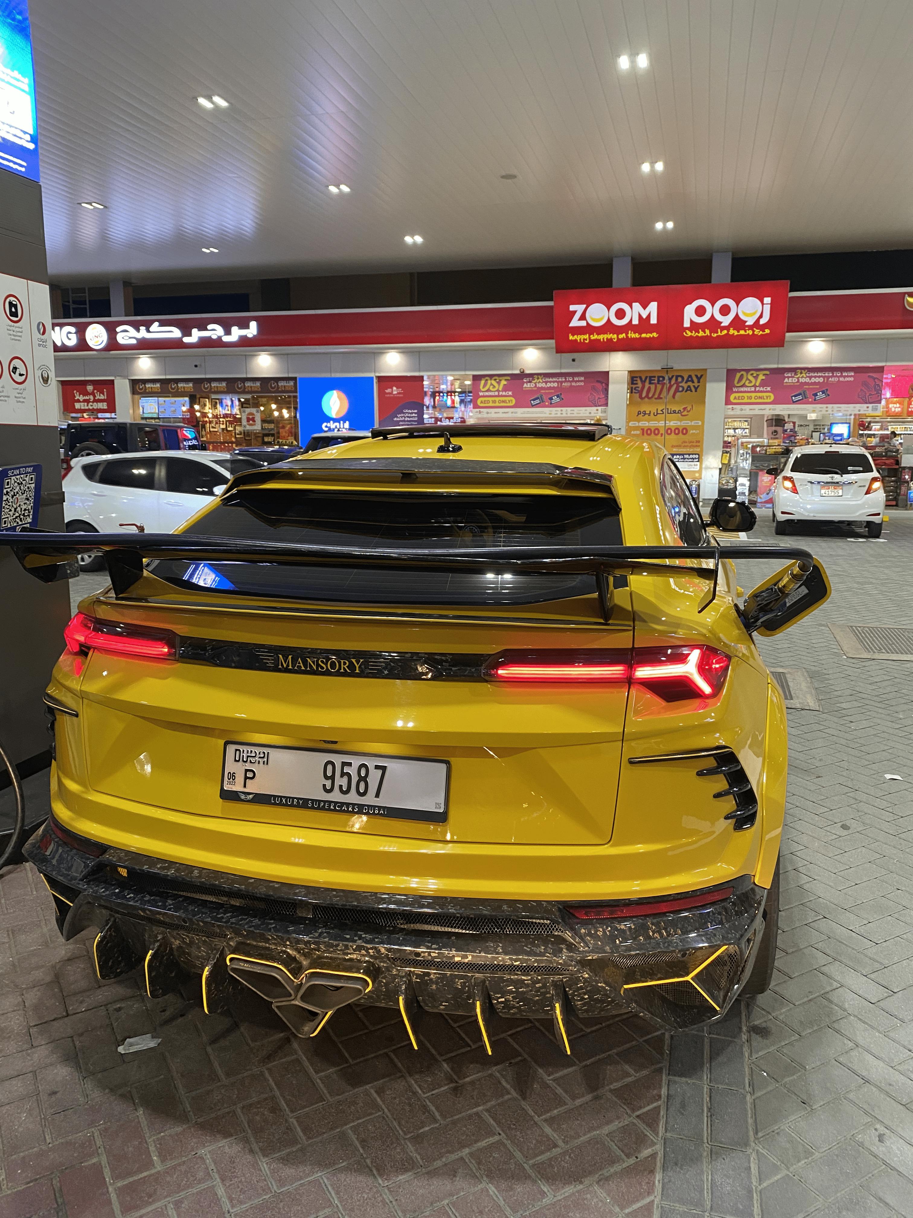 Rented Lamborghini Urus Mansory