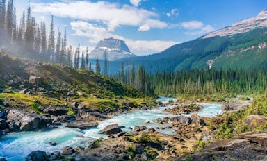 time-lapse photography of river