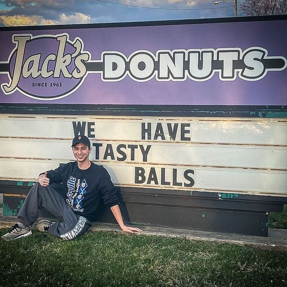 @jacksdonuts Photo by Jacks Donuts in Anderson, Indiana. May be an ima.jpg