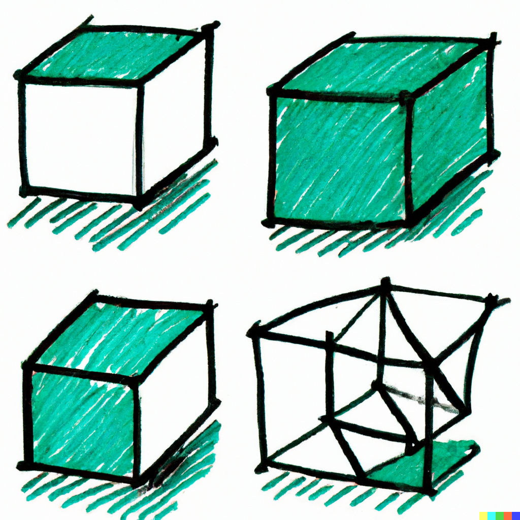 DALL·E 2022-07-13 17.19.49 - Five degrees of scribbles_ A cube without a cube; A cube without a corner..png