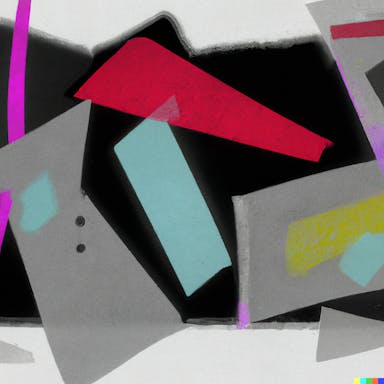 DALL·E 2022-07-13 16.56.32 - Tilted forms with color ink washes superimposed..png