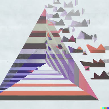 DALL·E 2022-07-13 16.53.48 - Asymmetrical pyramid with color ink washes superimposed..png