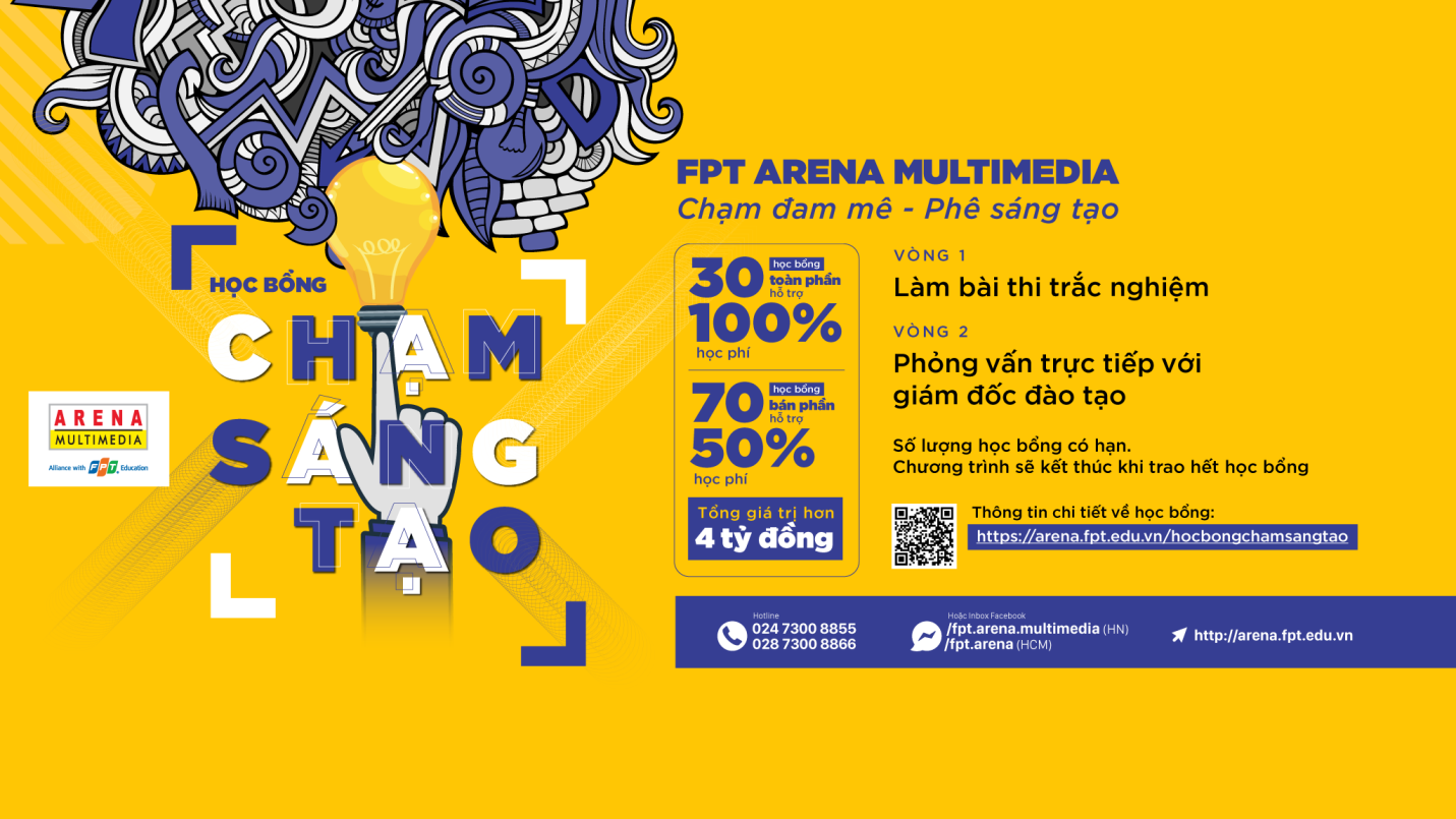 FPT Arena ươm mầm tài năng thiết kế với học bổng 4 tỷ đồng