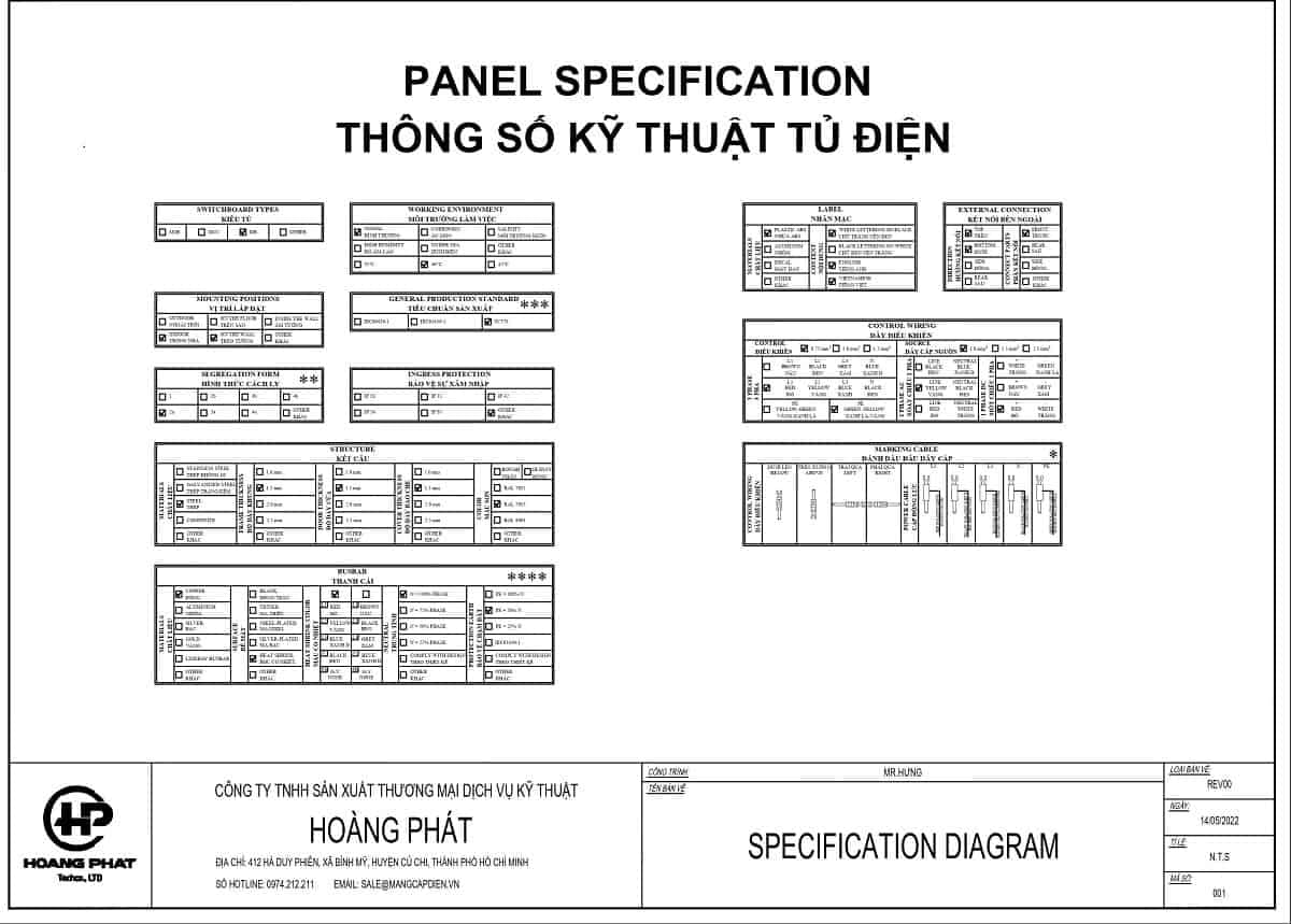 Bản vẽ thiết kế tủ điện DB