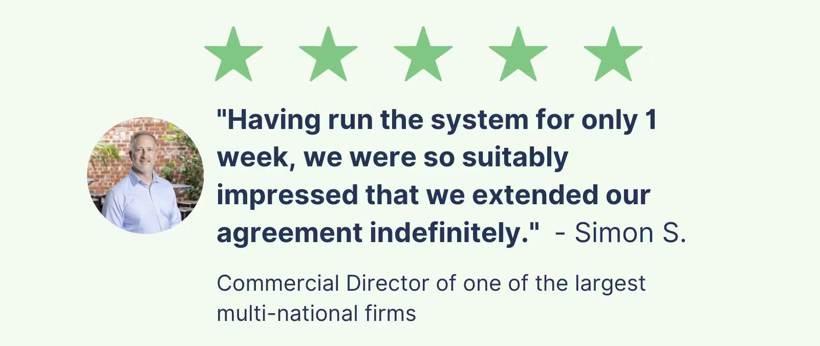 Simon S. Testimonial