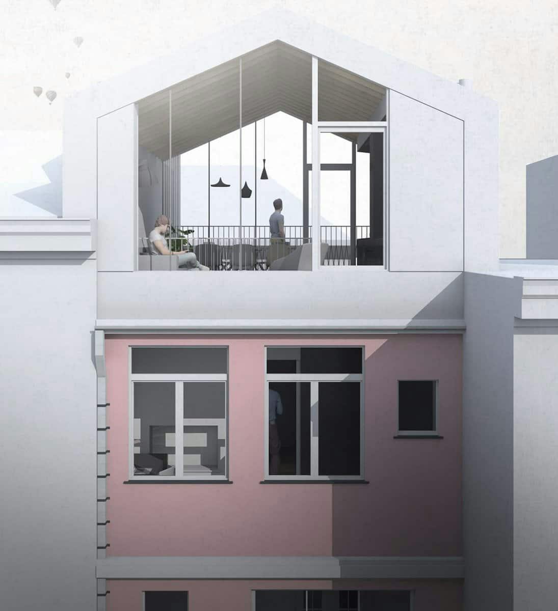 Cần lưu ý khi xây nhà lắp ghép trên sân thượng