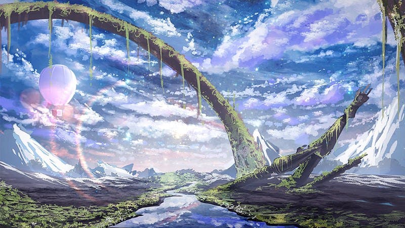 Hình nền phong cảnh anime cho máy tính - 7