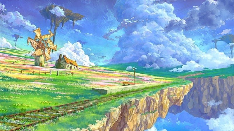 Hình nền phong cảnh anime cho máy tính - 8