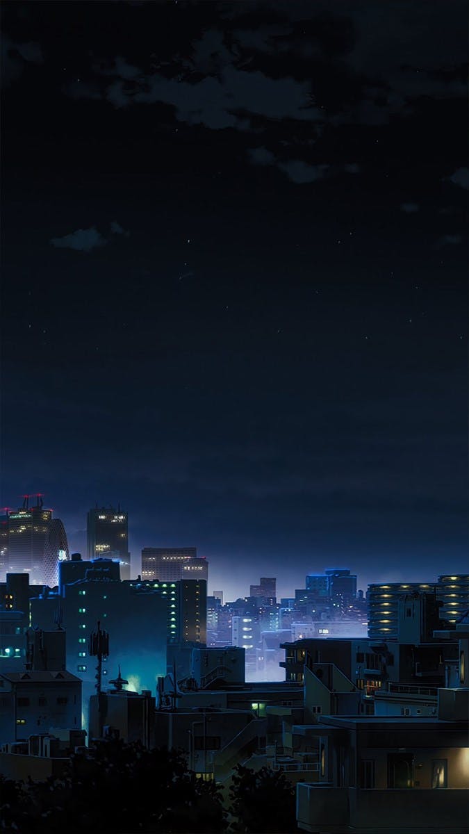 Hình nền phong cảnh anime cho điện thoại - 1