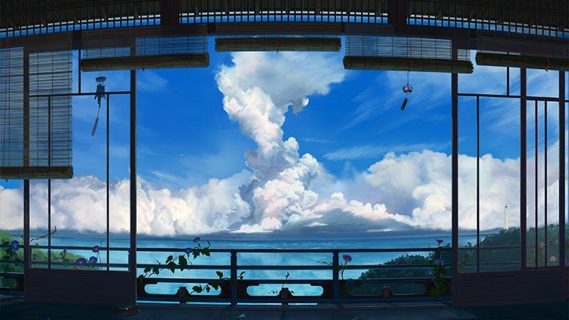 Hình nền phong cảnh anime cho máy tính - 15