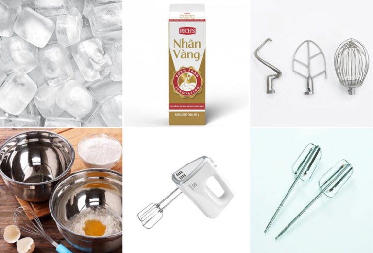 Cách đánh kem topping trang trí bánh bông mịn, tạo hình sắc nét