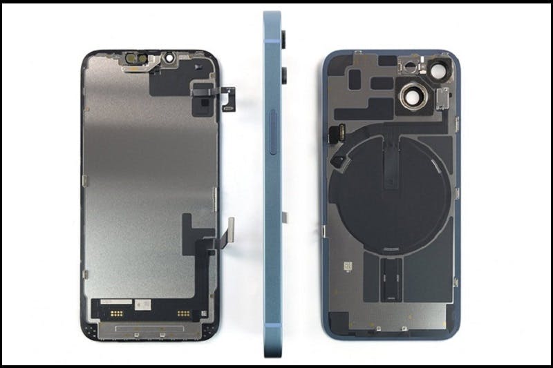 iPhone 14 có thể tháo rời mặt trước và mặt sau để sửa chữa