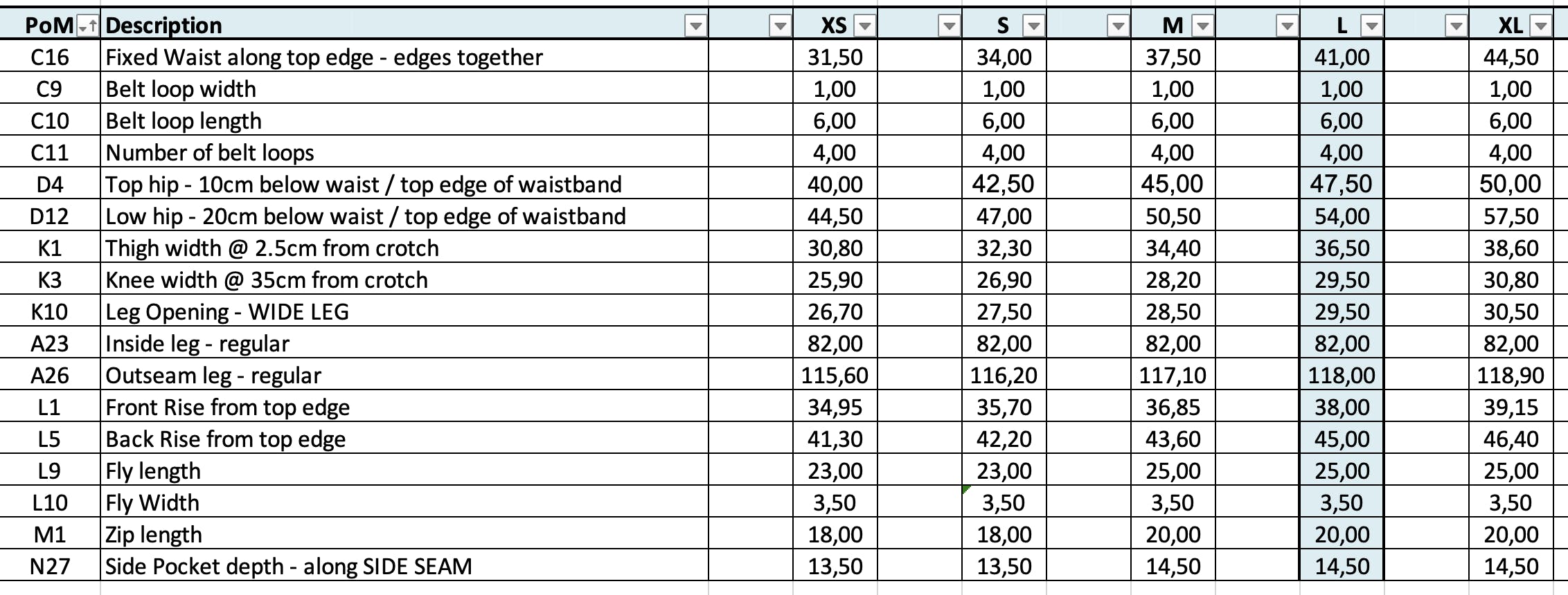 Graded Measurment table for pants example.png
