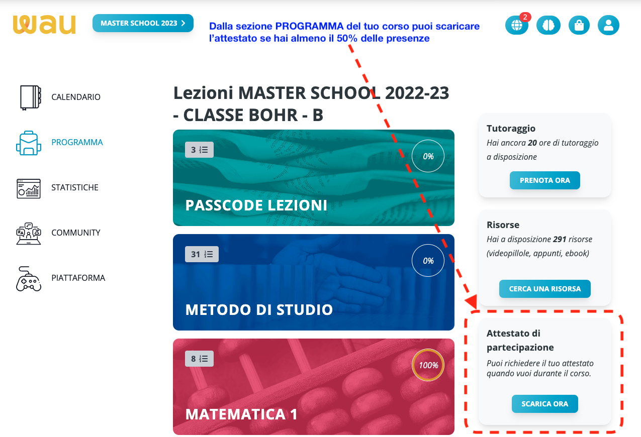 Come staricare attestato partecipazione.png
