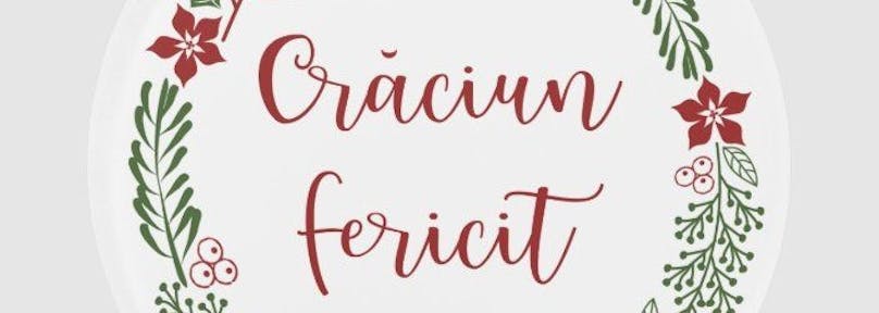 Romanian Merry Christmas Wreath, Crăciun fericit Ornament _ Zazzle.jpg