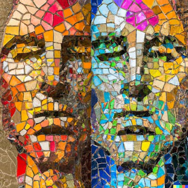 DALL·E 2022-09-29 13.41.54 - mosaic of a human face in the style of "La Sagrada Familia".png