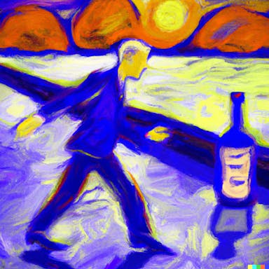 DALL·E 2022-10-28 21.24.34 - a man chasing a bottle of absolut vodka, fantasy, digital painting by Edvard munch.png