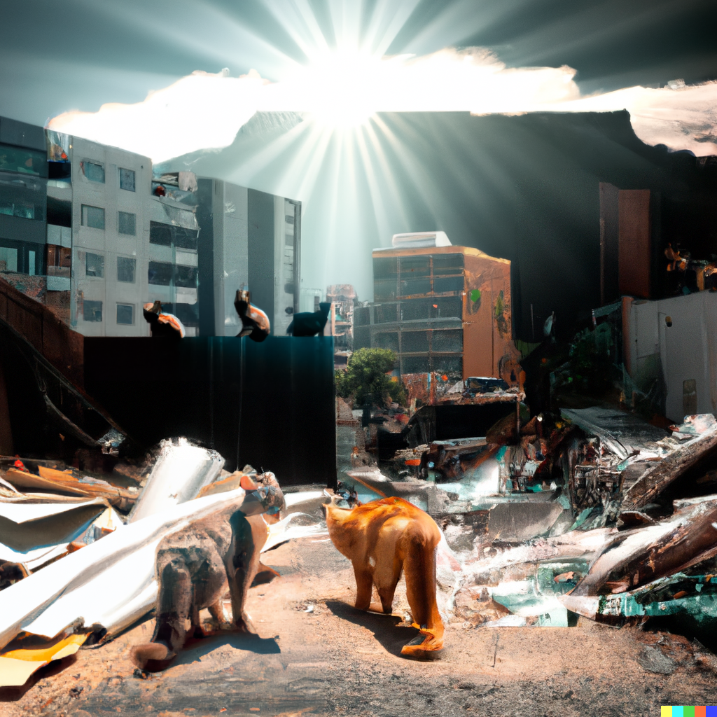 DALL·E 2022-09-30 17.49.12 - stray cat in a junkyard.png