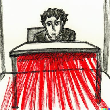 DALL·E 2022-10-28 18.42.45 - man trapped behind desk, staring at red lines, charcoal drawing.png