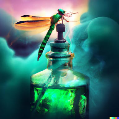 DALL·E 2022-09-29 14.12.23 - apocalyptic dragonfly engulfed in perfume, fantasy art.png