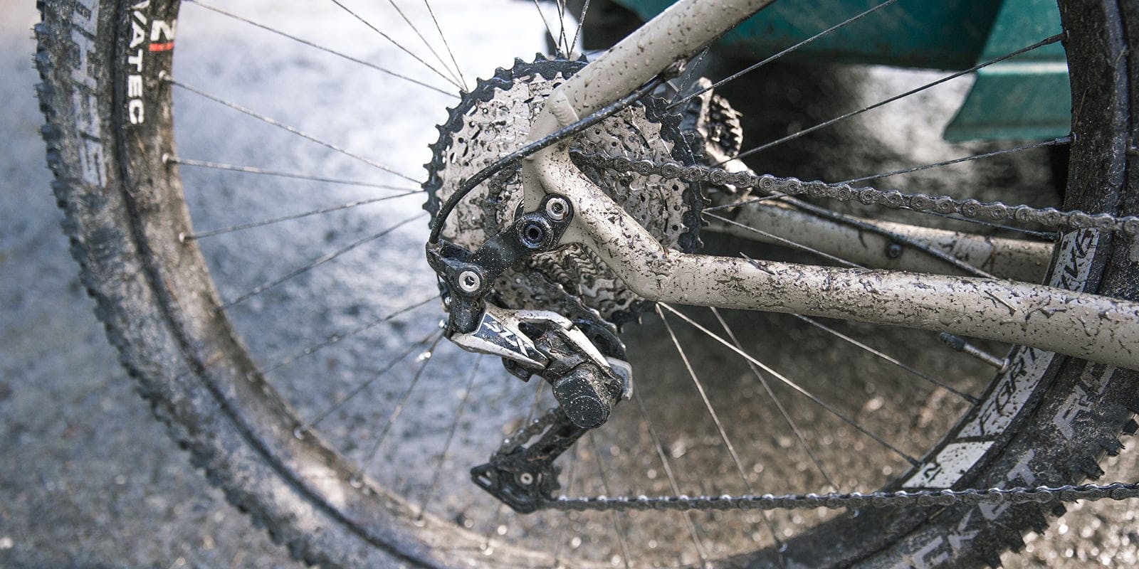cleaning a bike