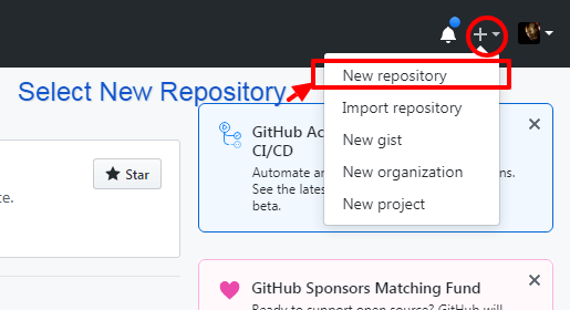 Create our first repository on GitHub