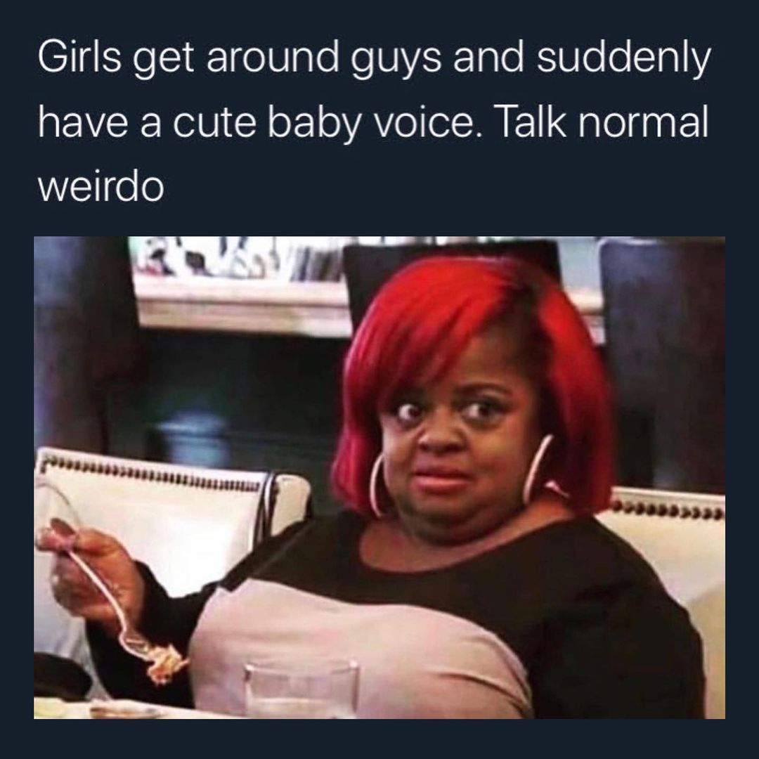 Why do some girls talk in baby voices around guys?