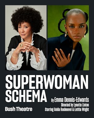 'Superwoman Schema' poster image.  Image credits Pip Bourdillon and Christina Ebenezer..jpg