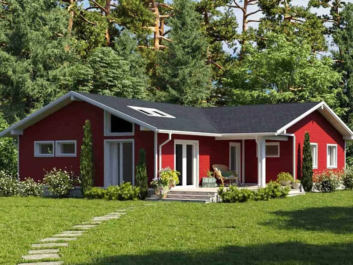 Mẫu nhà lắp ghép module theo phong cách châu Âu cổ điển, độc đáo