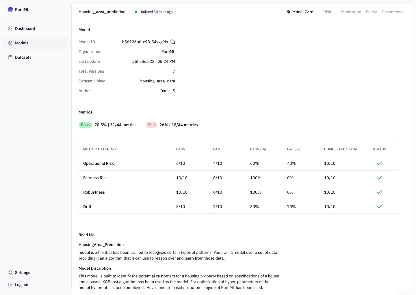 PureML_Model card.png
