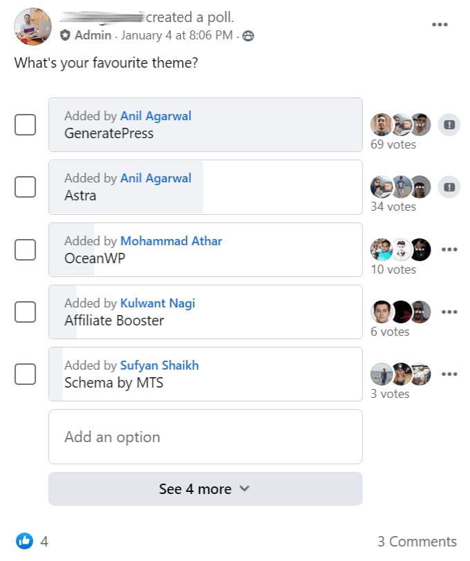 Favorite theme poll