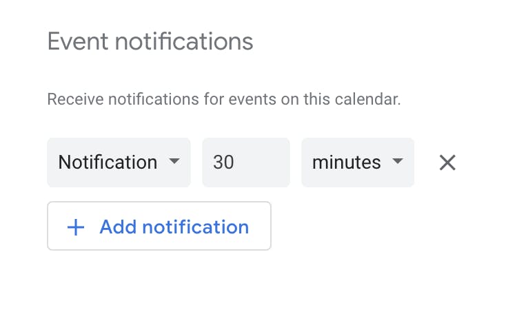 notifications