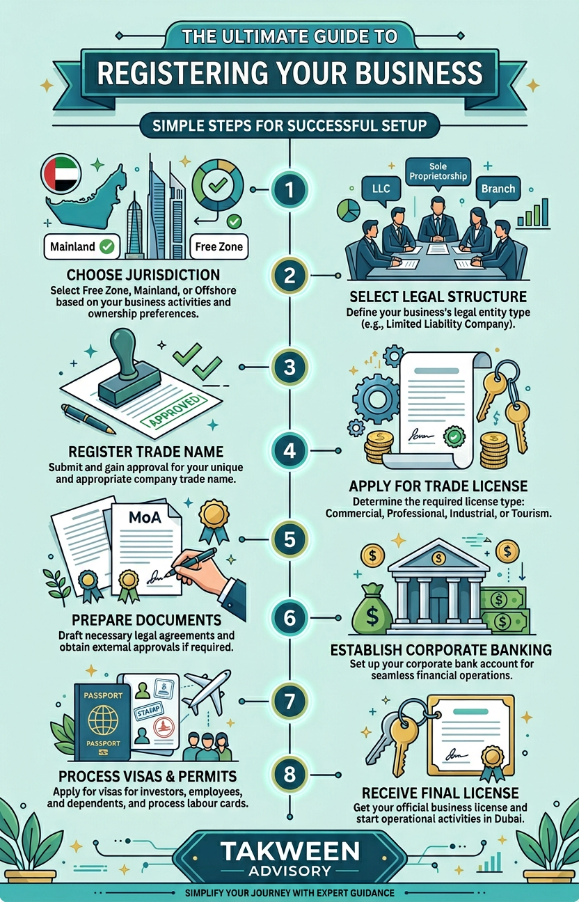 The Ultimate Guide to Registering Your Business in Dubai — Takween Advisory