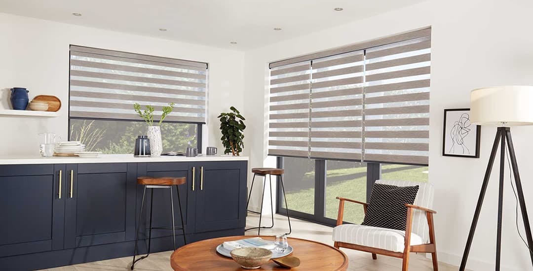 taupe-day-and-night-blinds-in-contemporary-blue-and-cream-kitchen.jpg
