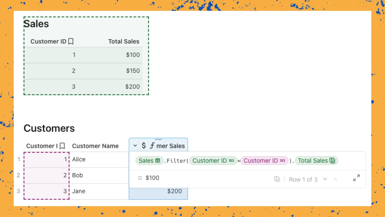 Coda formula for doing a vlookup