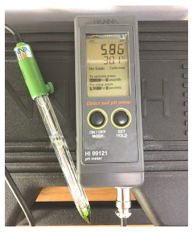 Máy đo độ PH đất hãng HANNA HI99121.PNG