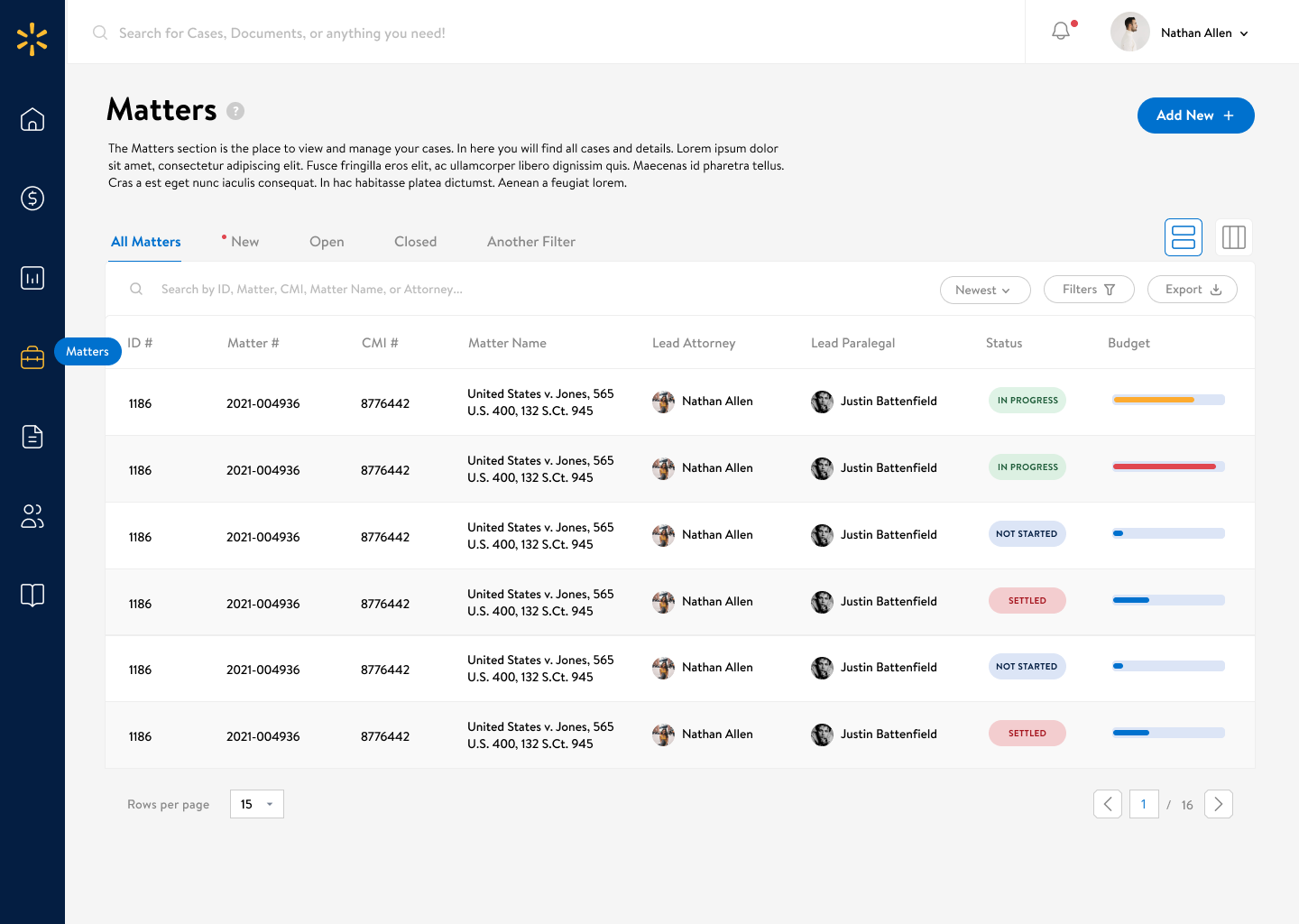 Matters Overview - List.png