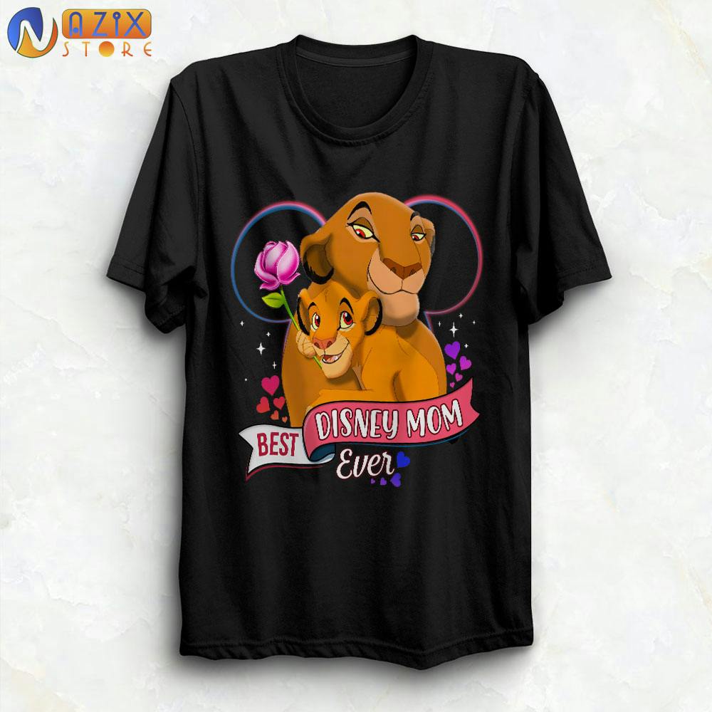Best Disney Mom Ever Simba And Mom T-Shirt